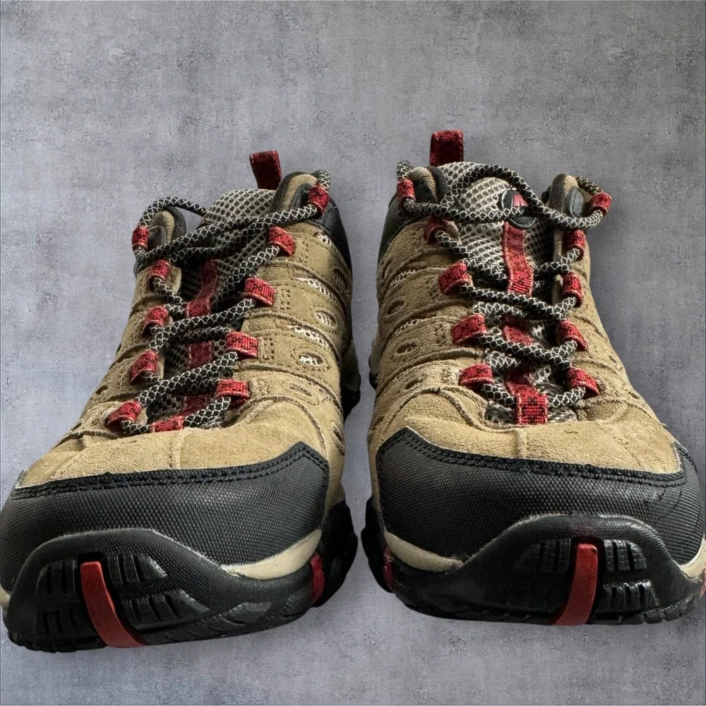 Merrell Crosslander 2 Hiking Shoes Y2K Men's 11 Brown Suede Mesh Low Top J034687